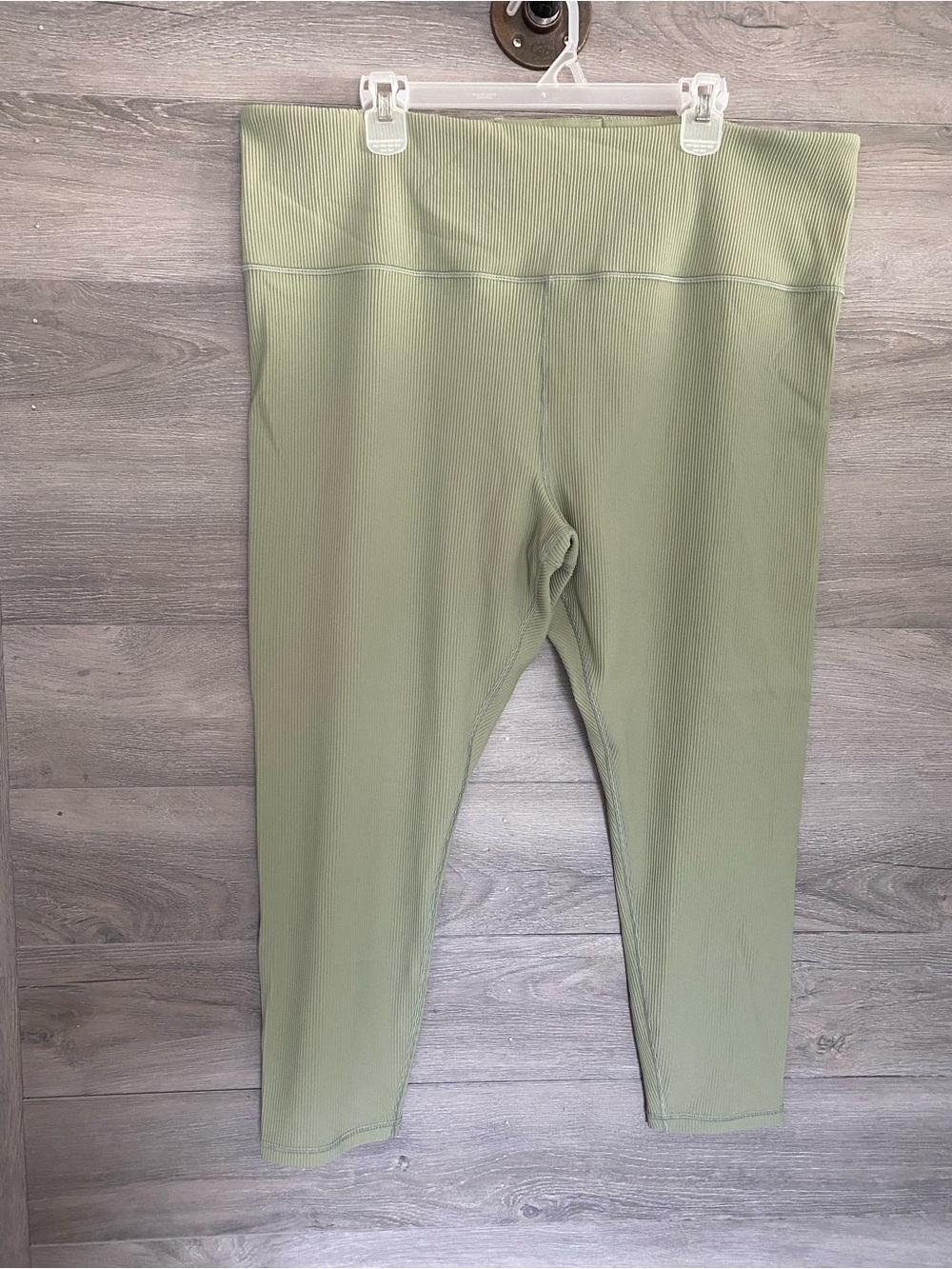 Athleta Elation Rib Tight Green